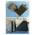 Black Rubber Wedge, Car Rubber Wedge, Rubber Block, Rubber Stopper, Wheel Chock Rubber Stopper